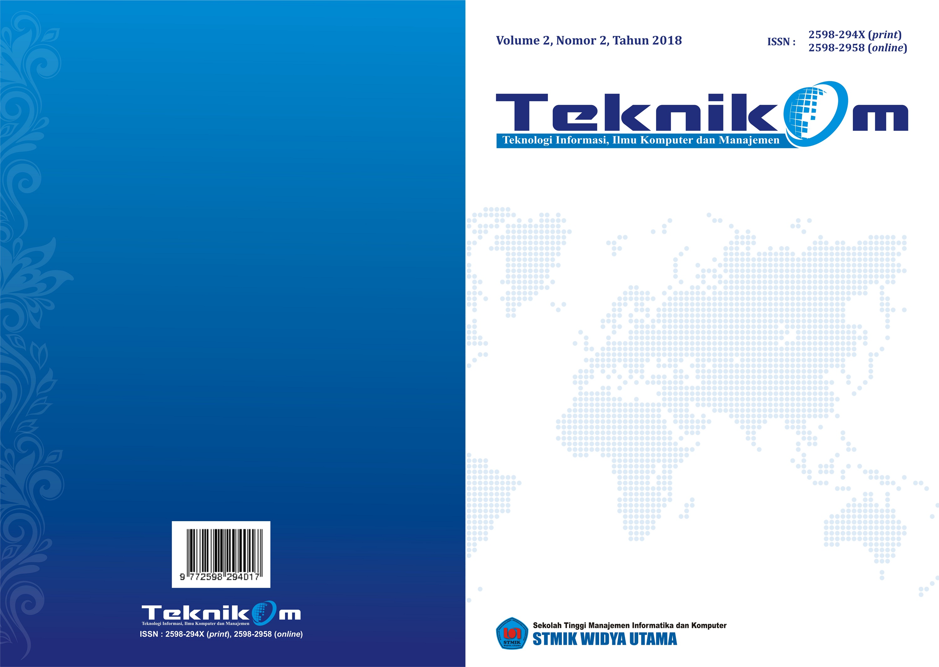 Teknikom Vol 2 No 2 2018