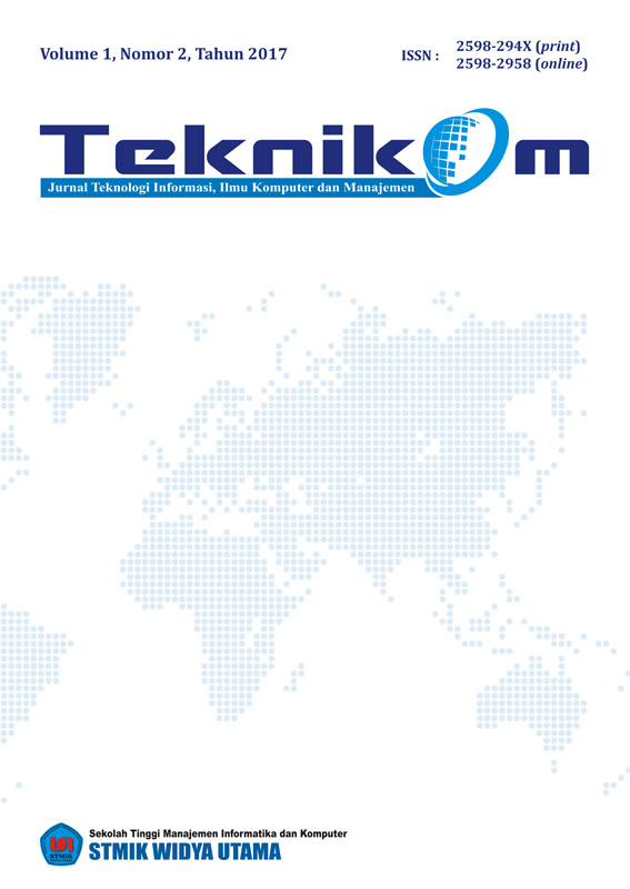 Teknikom Vol 1 No 2 2017